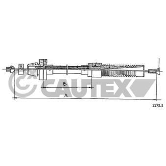 Câble d'accélération CAUTEX 761126