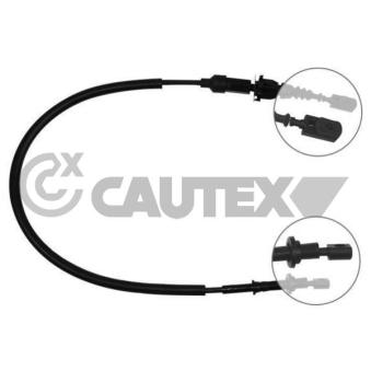 Câble d'accélération CAUTEX 761472 Câble d'accélération CAUTEX 761472