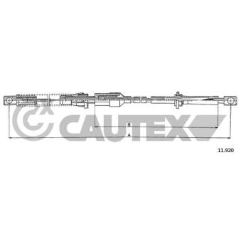 Câble d'accélération CAUTEX 761479