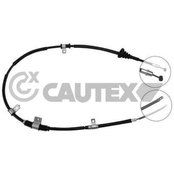 Tirette à câble, frein de stationnement CAUTEX 761545