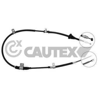 Tirette à câble, frein de stationnement CAUTEX 761546