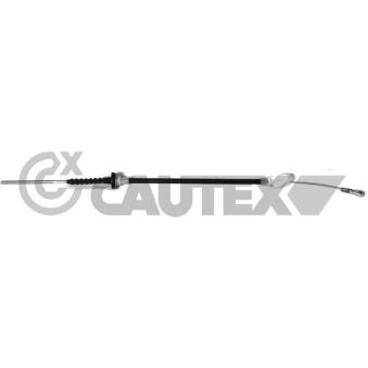 Tirette à câble, commande d'embrayage CAUTEX 761605