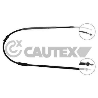 Tirette à câble, frein de stationnement CAUTEX 761654