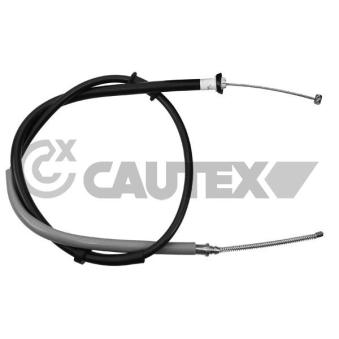Tirette à câble, frein de stationnement CAUTEX 761663
