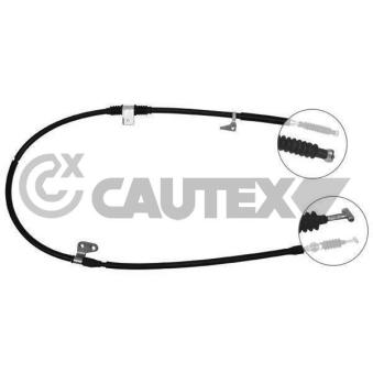 Tirette à câble, frein de stationnement CAUTEX 761733