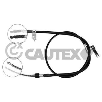 Tirette à câble, frein de stationnement CAUTEX [761762]