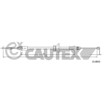 Tirette à câble, frein de stationnement CAUTEX OEM 365301862R