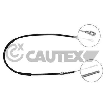 Tirette à câble, commande d'embrayage CAUTEX 761913