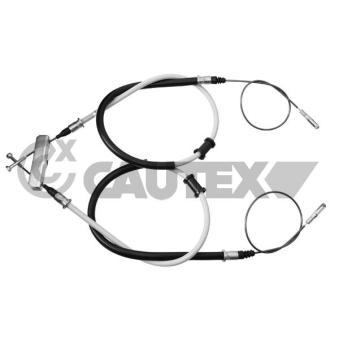 Tirette à câble, frein de stationnement CAUTEX 761979