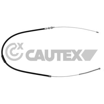 Tirette à câble, frein de stationnement CAUTEX 762160 Tirette à câble, frein de stationnement CAUTEX 762160