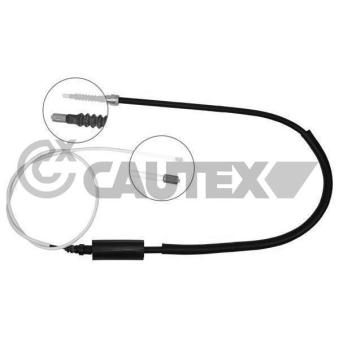 Tirette à câble, frein de stationnement CAUTEX OEM 6025006424
