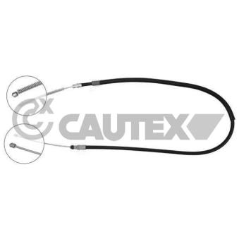 Tirette à câble, frein de stationnement CAUTEX OEM 7700723015