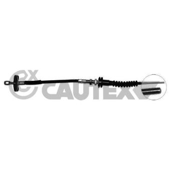 Tirette à câble, commande d'embrayage CAUTEX 762636