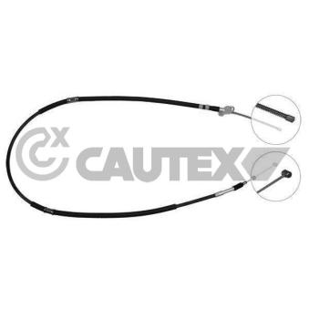 Tirette à câble, frein de stationnement CAUTEX 762806