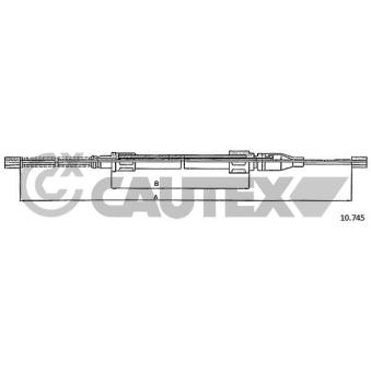 Tirette à câble, frein de stationnement CAUTEX OEM 867609701