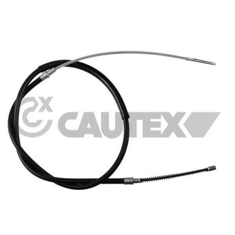 Tirette à câble, frein de stationnement CAUTEX 763026 pour VOLKSWAGEN JETTA 1.8 Syncro - 98cv