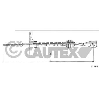 Câble d'accélération CAUTEX 763094