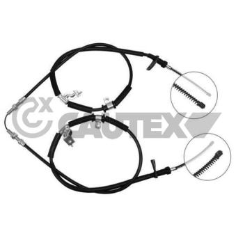 Tirette à câble, frein de stationnement CAUTEX 765708