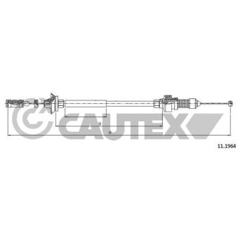 Câble d'accélération CAUTEX OEM 1629D1 Câble d'accélération CAUTEX OEM 1629D1