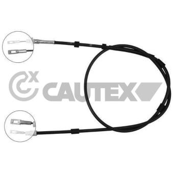 Tirette à câble, frein de stationnement CAUTEX OEM 1634200785