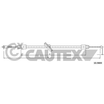 Tirette à câble, frein de stationnement CAUTEX OEM A9064205785