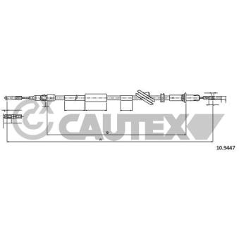 Tirette à câble, frein de stationnement CAUTEX OEM A2114202585