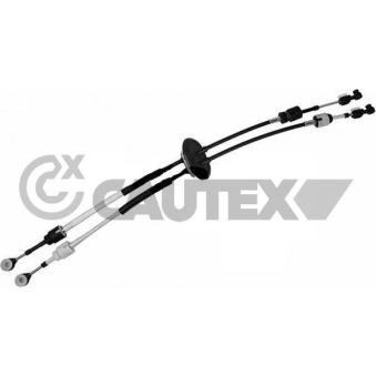 Tirette à câble, boîte de vitesse manuelle CAUTEX OEM 2444HW
