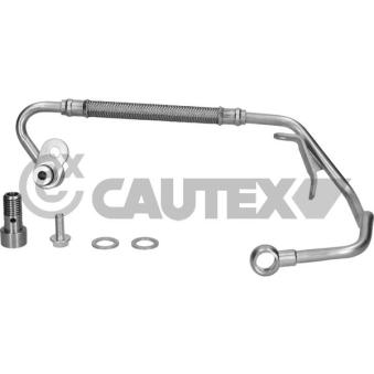 Conduite d'huile, compresseur CAUTEX 775363