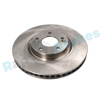 Jeu de 2 disques de frein avant RAP BRAKES R-D0009 pour MERCEDES-BENZ CLASSE E 2.0 - 170cv
