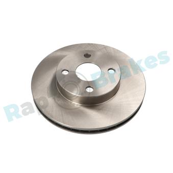 Jeu de 2 disques de frein avant RAP BRAKES R-D0025 pour KIA SHUMA 1.6 VVT-i - 110cv