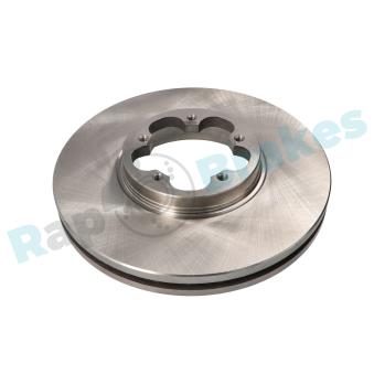 Jeu de 2 disques de frein avant RAP BRAKES R-D0033 pour FORD TRANSIT CONNECT 2.0 EcoBlue - 185cv