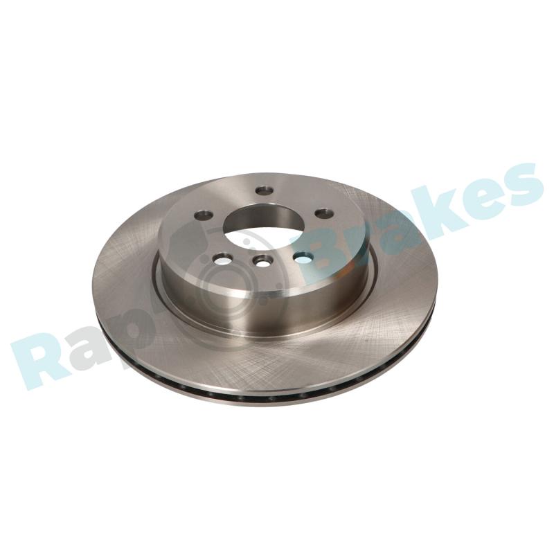 Jeu de 2 disques de frein arrière RAP BRAKES R-D0041 - Visuel 1