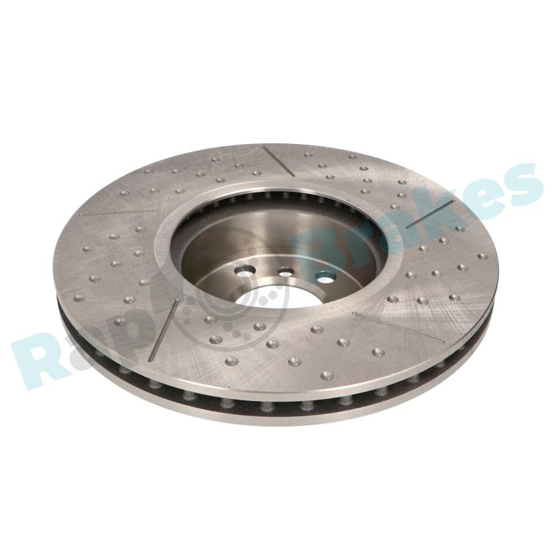 Jeu de 2 disques de frein avant RAP BRAKES R-D0048 - Visuel 2