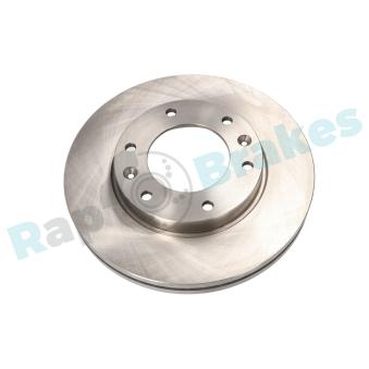 Jeu de 2 disques de frein avant RAP BRAKES R-D0071 pour HONDA INSIGHT 2.5 CRDi - 110cv