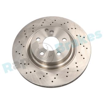Jeu de 2 disques de frein avant RAP BRAKES R-D0073 pour BMW Z4 E 200 Kompressor - 184cv