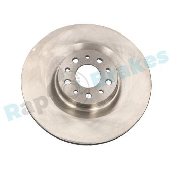 Jeu de 2 disques de frein avant RAP BRAKES R-D0079 pour AUDI A6 1.6 CDTI - 105cv
