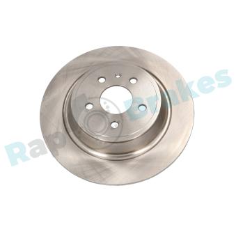 Jeu de 2 disques de frein arrière RAP BRAKES OEM GV612A315AA