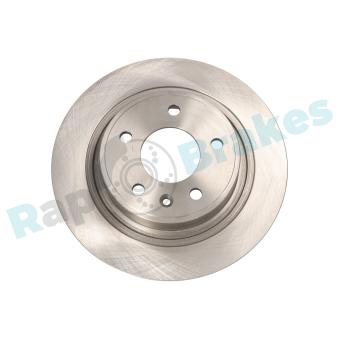 Jeu de 2 disques de frein arrière RAP BRAKES R-D0093 pour LEXUS HS 1.6 CDTi - 110cv