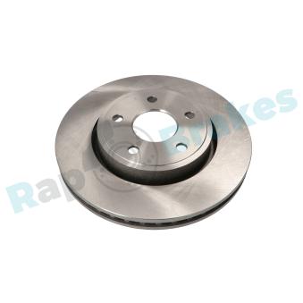 Jeu de 2 disques de frein avant RAP BRAKES R-D0118 pour JEEP COMMANDER 3.0 CRD - 218cv