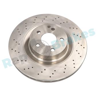 Jeu de 2 disques de frein avant RAP BRAKES OEM A2214211112