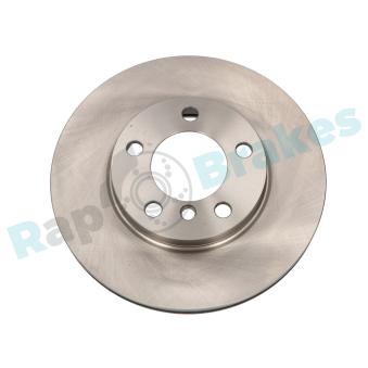 Jeu de 2 disques de frein avant RAP BRAKES R-D0152 pour AUDI A4 Cooper D - 112ch
