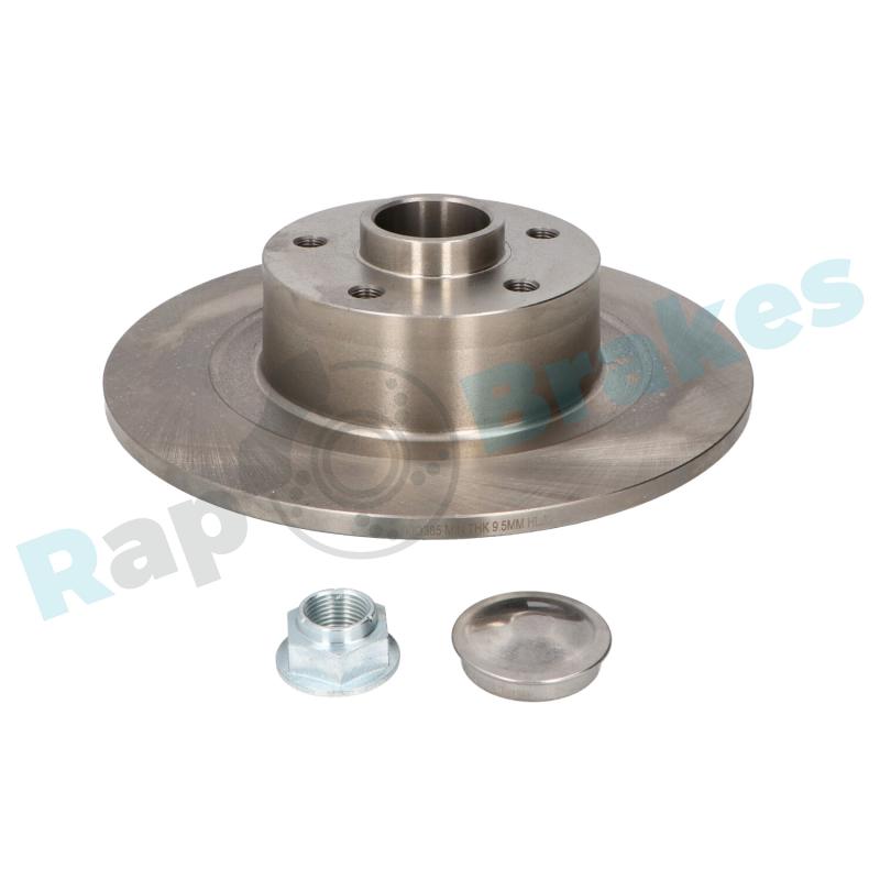 Jeu de 2 disques de frein arrière RAP BRAKES R-D0159 - Visuel 1