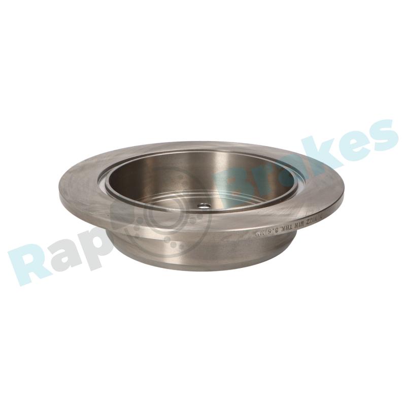 Jeu de 2 disques de frein arrière RAP BRAKES R-D0169 - Visuel 2