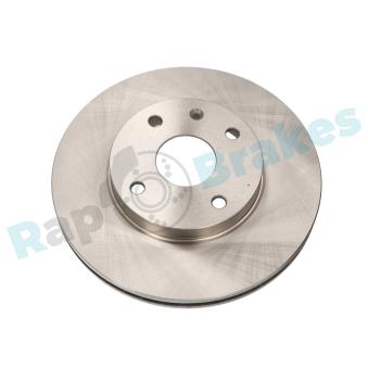 Jeu de 2 disques de frein avant RAP BRAKES R-D0181 pour CHEVROLET EPICA 2.5 - 156cv
