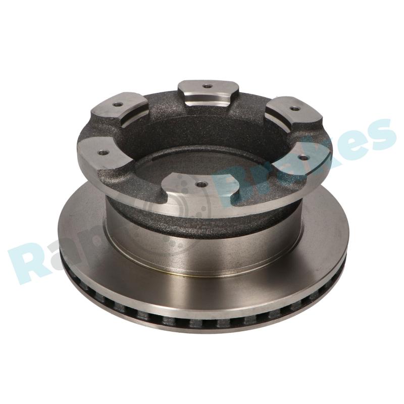 Jeu de 2 disques de frein arrière RAP BRAKES R-D0202 - Visuel 1