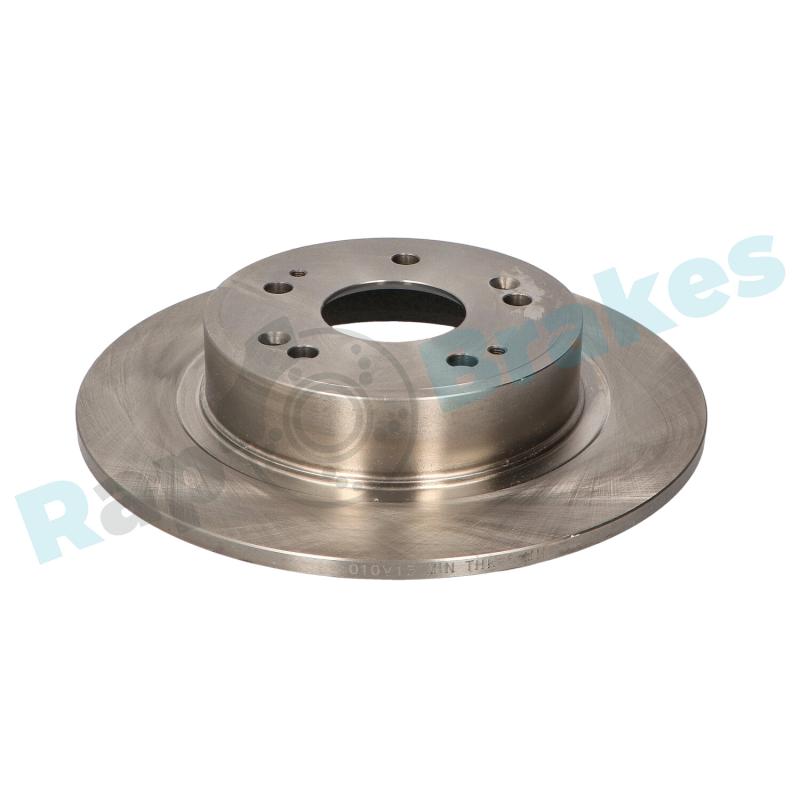 Jeu de 2 disques de frein arrière RAP BRAKES R-D0209 - Visuel 1