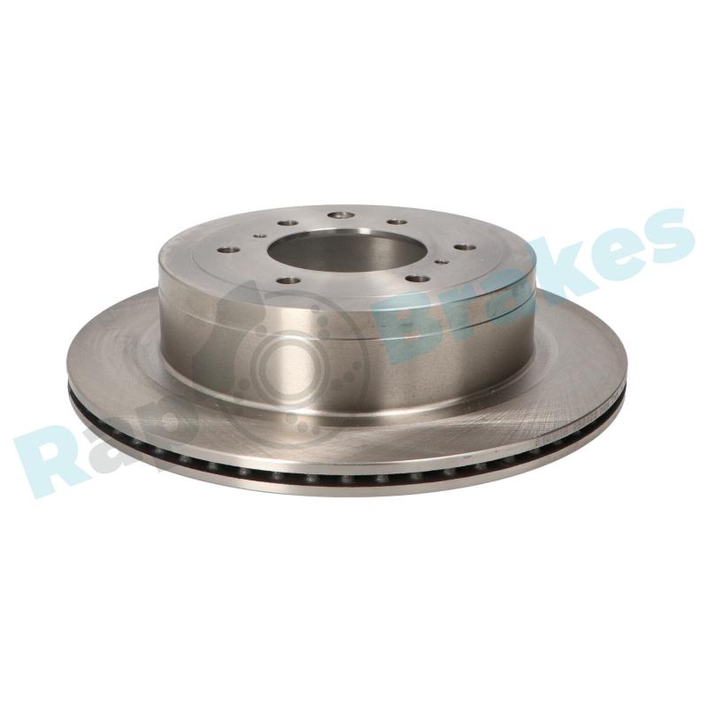 Jeu de 2 disques de frein arrière RAP BRAKES R-D0222 - Visuel 1