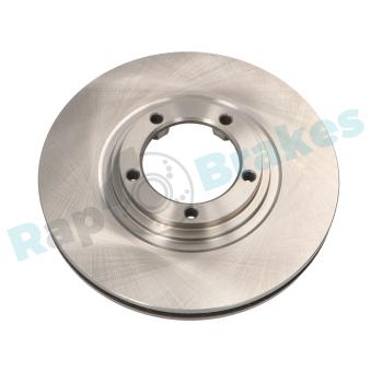 Jeu de 2 disques de frein avant RAP BRAKES R-D0249 pour MAZDA 323 2.5 CRDi - 110cv