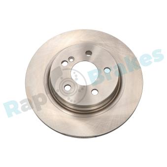 Jeu de 2 disques de frein arrière RAP BRAKES R-D0261 pour CITROEN JUMPY E 300 - 252cv