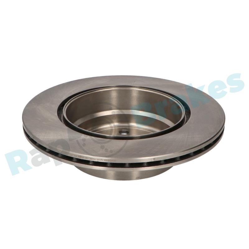 Jeu de 2 disques de frein arrière RAP BRAKES R-D0266 - Visuel 2